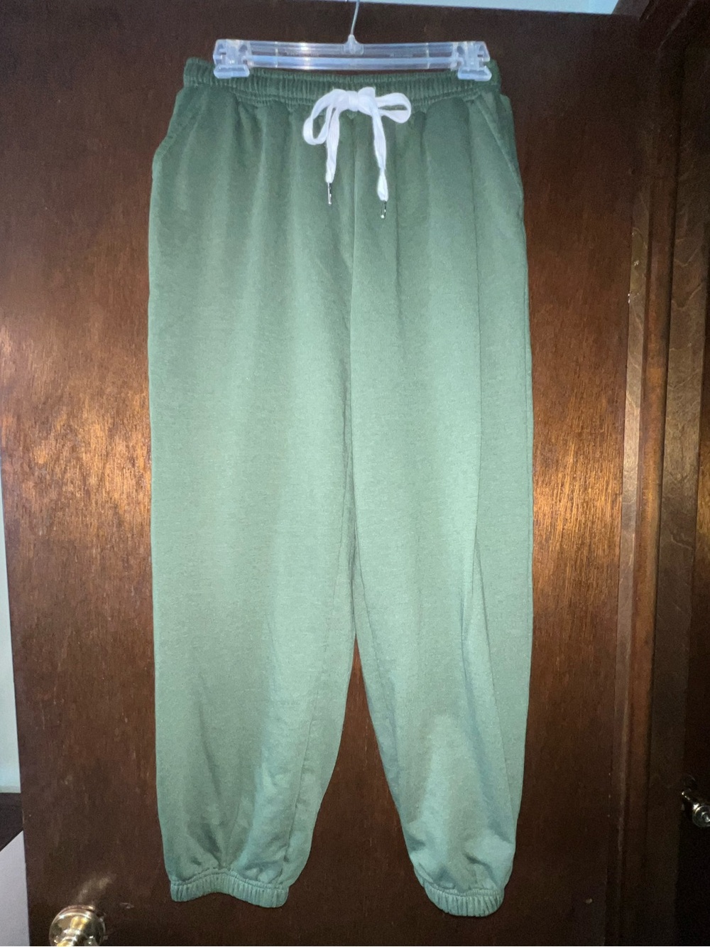 Dazy Green Baggy Sweatpants